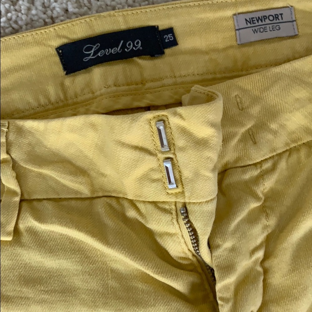 Level 99 Anthropologie wide leg linen pants - Picture 3 of 7